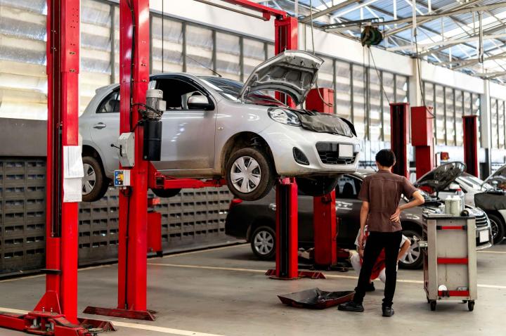 Un passage au marbre du véhicule fiable